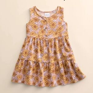 Little Co. by Lauren Conrad Henley Woven Dress Soft Pink‎ Vintage Floral 24M